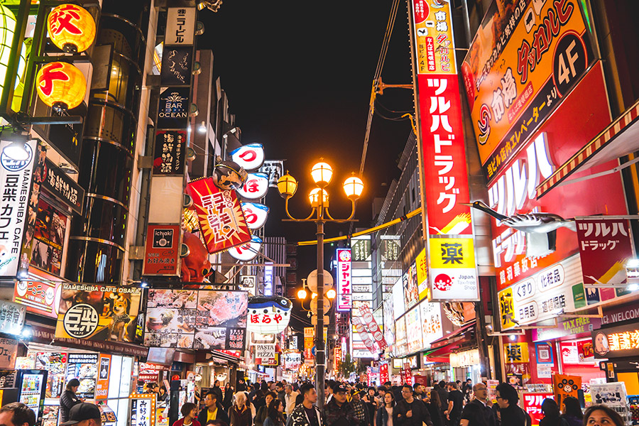 The fun, energy and neon signs of Osaka