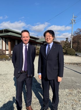 Haydn Thompson and Hiroshi Kozono